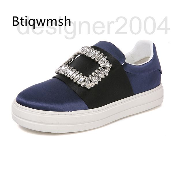 dress shoes designer blue satin rhinestone moccasins shoes woman toe round crystal buckle flat fashion female casual s3kq, Black
dress shoes designer blue satin rhinestone moccasins shoes woman toe round crystal buckle flat fashion female casual s3kq, Black