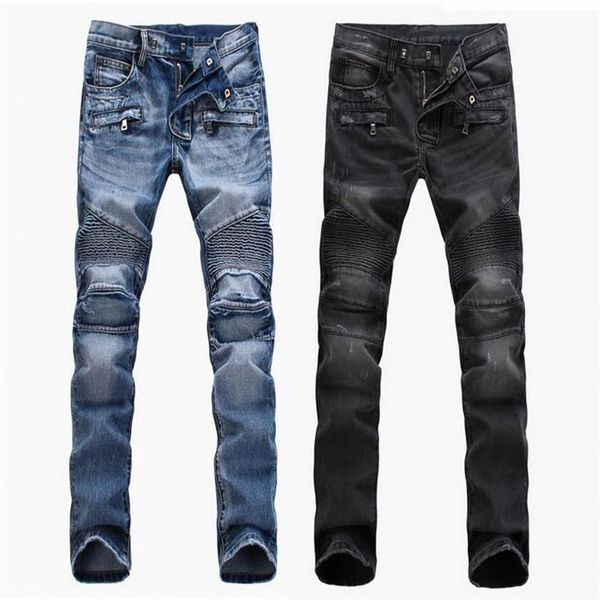 fashion men's foreign trade light blue black jeans pants motorcycle biker men washing to do the old fold men trousers casual runwa247h
fashion men's foreign trade light blue black jeans pants motorcycle biker men washing to do the old fold men trousers casual runwa247h