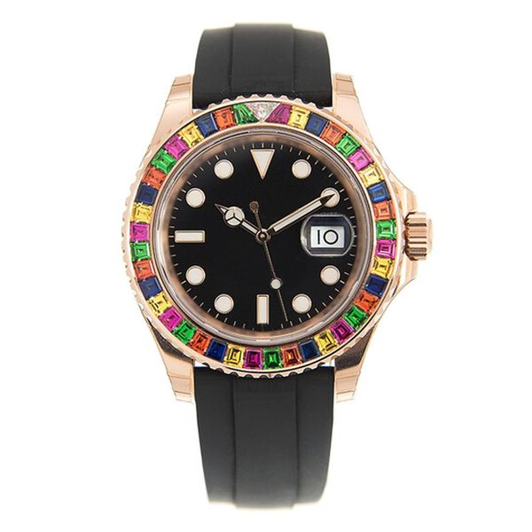 6 types clean factory watches rainbow diamonds bezel montre de luxe mens yacht style 40mm master automatic eta3135 sapphire folding clasp su, Slivery;brown
6 types clean factory watches rainbow diamonds bezel montre de luxe mens yacht style 40mm master automatic eta3135 sapphire folding clasp su, Slivery;brown