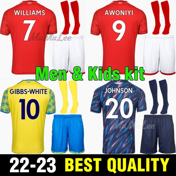 kids set 2022 2023 gibbs-white soccer jerseys lingard johnson niakhate surridge 22/23 awoniyi freuler mighten williams football shirt, Black
kids set 2022 2023 gibbs-white soccer jerseys lingard johnson niakhate surridge 22/23 awoniyi freuler mighten williams football shirt, Black