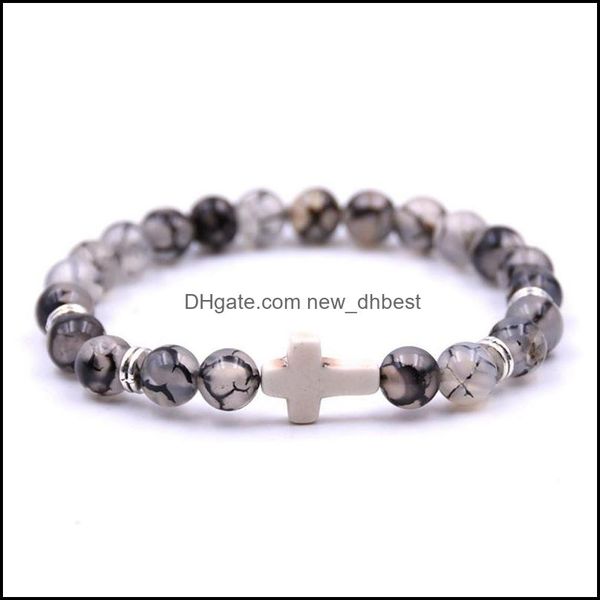 beaded strands cross stone jewelry bracelet retro round beaded charm stones stretch gift drop delivery 2021 bracelets dhseller dhoz0, Black
beaded strands cross stone jewelry bracelet retro round beaded charm stones stretch gift drop delivery 2021 bracelets dhseller dhoz0, Black