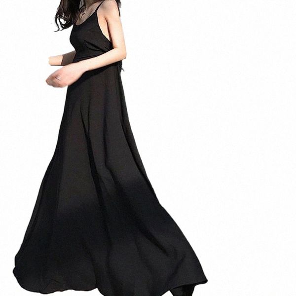 casual dresses lucyever 2021 backless party dress women's summer elegant spaghetti strap long woman fashion beach femme e7cg#, Black;gray
casual dresses lucyever 2021 backless party dress women's summer elegant spaghetti strap long woman fashion beach femme e7cg#, Black;gray