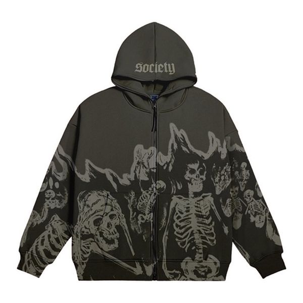 men's hoodies sweatshirts men's streetwear crewneck skeleton hoodie couple style y2k retro skeleton hoodie zipper hoodie oversized, Black
men's hoodies sweatshirts men's streetwear crewneck skeleton hoodie couple style y2k retro skeleton hoodie zipper hoodie oversized, Black
