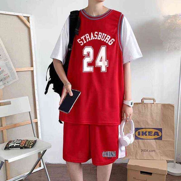 fans &tees summer sports suit men's and women's fashion basketball no. 24 jersey fake two short sleeved t-shirts pants large size, Black
fans &tees summer sports suit men's and women's fashion basketball no. 24 jersey fake two short sleeved t-shirts pants large size, Black