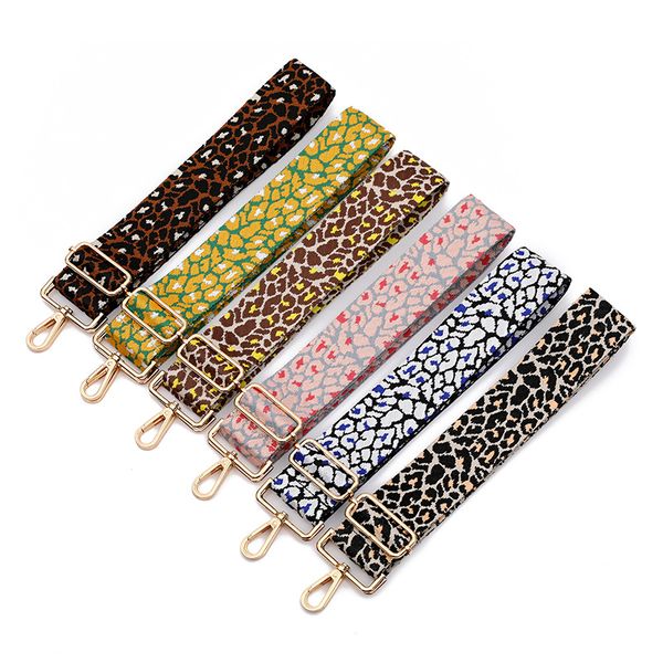 leopard bag straps women shoulder messenger bags diy adjustable part accessories, Black
leopard bag straps women shoulder messenger bags diy adjustable part accessories, Black