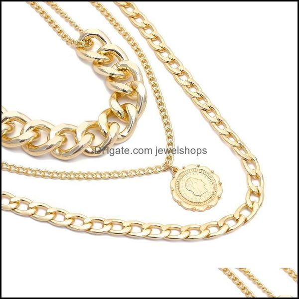 charm bracelets pendant necklaces punk miami cuban gold choker necklace hip hop big thick chunky chain fashion queen coin lock women dhtyl, Golden;silver
charm bracelets pendant necklaces punk miami cuban gold choker necklace hip hop big thick chunky chain fashion queen coin lock women dhtyl, Golden;silver