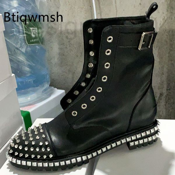 boots designer real leather ankle boots studded female round toe square high heel femme fashion martin z4t4, Black
boots designer real leather ankle boots studded female round toe square high heel femme fashion martin z4t4, Black