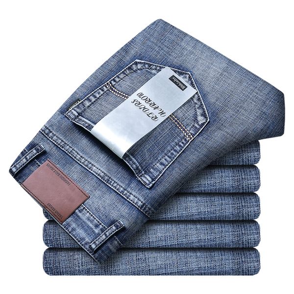 men's jeans men classic jean homme pantalones hombre mannen soft black biker masculino denim overalls mens pants 220827, Blue
men's jeans men classic jean homme pantalones hombre mannen soft black biker masculino denim overalls mens pants 220827, Blue