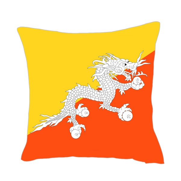 bhutan flag throwpillow cover factory supply good price polyester satin pillow cover
bhutan flag throwpillow cover factory supply good price polyester satin pillow cover
