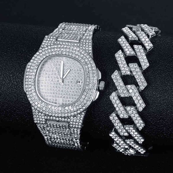 new iced out luxury men women watch bracelet gold sier rhintone calendar quartz watch relogio feminino fashion clock gift, Slivery;brown
new iced out luxury men women watch bracelet gold sier rhintone calendar quartz watch relogio feminino fashion clock gift, Slivery;brown