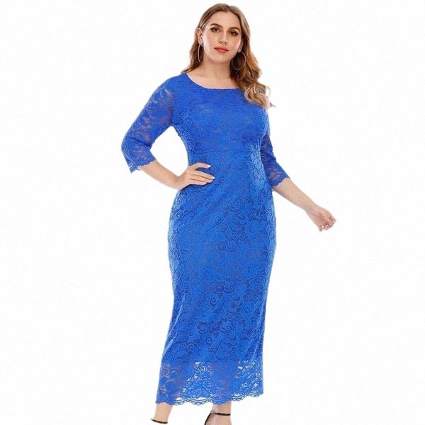 casual dresses summer plus size women fashion o-neck three-quarter sleeve lace hollow out elegant dinner party fit pencil long i58b#, Black;gray
casual dresses summer plus size women fashion o-neck three-quarter sleeve lace hollow out elegant dinner party fit pencil long i58b#, Black;gray
