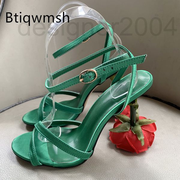 sandals designer rose flower luxury sandals satin woman open toe green gold pink strange high heel lady wedding shoes 3kgf, Black
sandals designer rose flower luxury sandals satin woman open toe green gold pink strange high heel lady wedding shoes 3kgf, Black