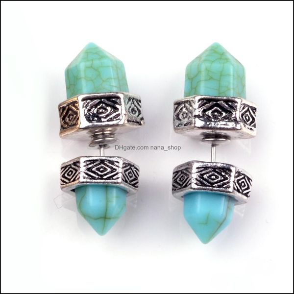 charm turquoise double-sided earrings accessories men and women gold sier stainless steel fashion glamour designer drop delivery 2021 dhjen, Golden
charm turquoise double-sided earrings accessories men and women gold sier stainless steel fashion glamour designer drop delivery 2021 dhjen, Golden