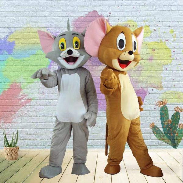 mascot costumes cat and mouse action figures cartoon people walk through the cartoon costume performance ornaments headgear, Red;yellow
mascot costumes cat and mouse action figures cartoon people walk through the cartoon costume performance ornaments headgear, Red;yellow