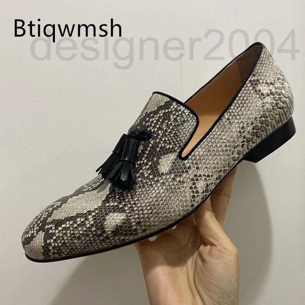 dress shoes designer snakeskin loafer shoes man pointed toe real leather for fashion party fbra, Black
dress shoes designer snakeskin loafer shoes man pointed toe real leather for fashion party fbra, Black