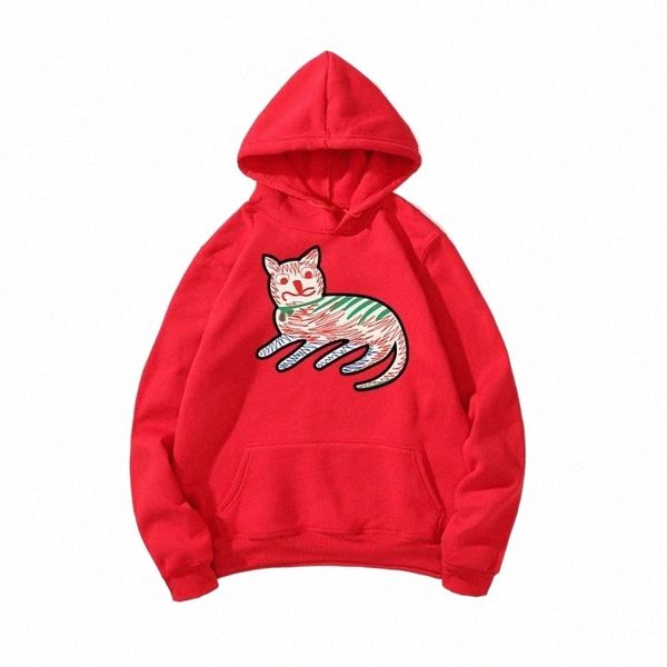 men's hoodies & sweatshirts mens streetwear fashion brand cat print male casual solid color hip hop harajuku high street y3go#, Black
men's hoodies & sweatshirts mens streetwear fashion brand cat print male casual solid color hip hop harajuku high street y3go#, Black