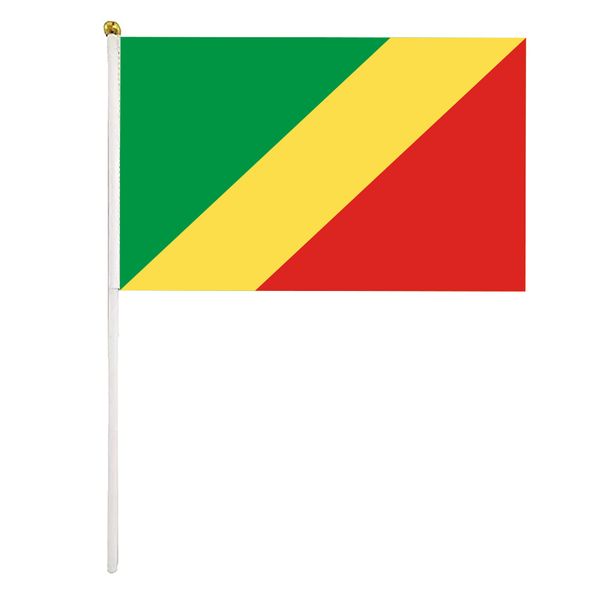congo hand waving flags 14x21 cm polyester country banner with plastic flagpoles for parades sports events festival celebrations
congo hand waving flags 14x21 cm polyester country banner with plastic flagpoles for parades sports events festival celebrations