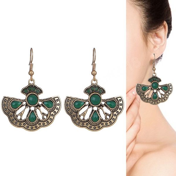 women's vintage blue stone alloy dangle earrings ethnic carved bollywood oxidized carved earrings, Silver
women's vintage blue stone alloy dangle earrings ethnic carved bollywood oxidized carved earrings, Silver