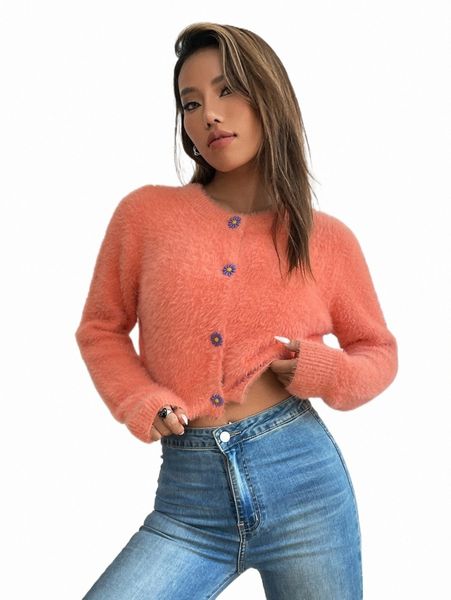 women's sweaters button front fluffy knit cardigan d2v9#, White;black
women's sweaters button front fluffy knit cardigan d2v9#, White;black