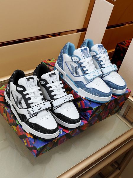 luxurys designer brand casual shoes mesh ventilation lace-up stitching comfortable breathable trainer sneakers black white green blue denim
luxurys designer brand casual shoes mesh ventilation lace-up stitching comfortable breathable trainer sneakers black white green blue denim