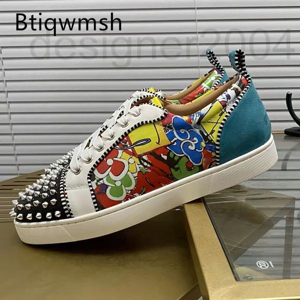 dress shoes designer colorful studded sneakers man toe round rivet lace up flat shoes men fashion moccasins ymyi, Black
dress shoes designer colorful studded sneakers man toe round rivet lace up flat shoes men fashion moccasins ymyi, Black