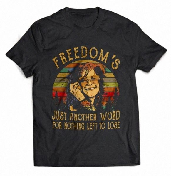 men's t-shirts men funny t shirt fashion tshirt om's just another word for nothing left to lose janis joplin vintage version women, White;black
men's t-shirts men funny t shirt fashion tshirt om's just another word for nothing left to lose janis joplin vintage version women, White;black