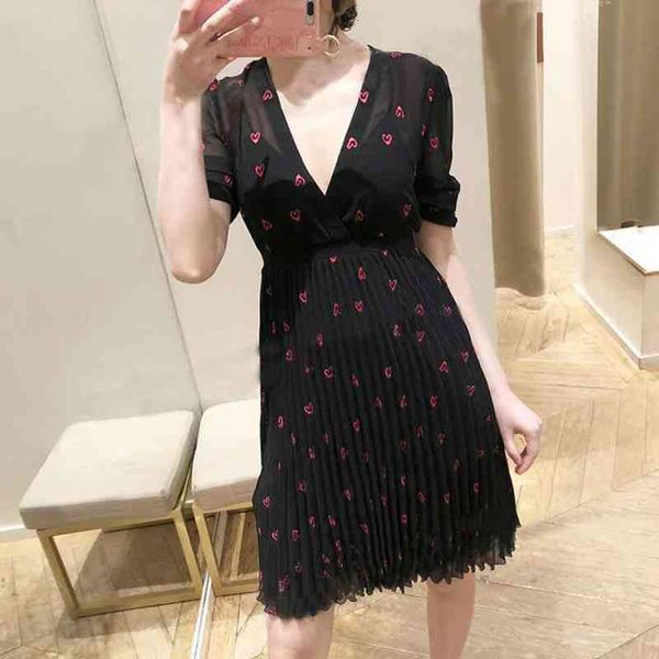 casual dresses fadan spring summer love embroidered pleated skirt v-neck dress short sleeve waist closed, Black;gray
casual dresses fadan spring summer love embroidered pleated skirt v-neck dress short sleeve waist closed, Black;gray