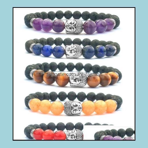 beaded strands 8mm natural jewelry elastic bracelet beaded pray volcanic stone meditation buddha head men and women essential oil ar dhmbw, Black
beaded strands 8mm natural jewelry elastic bracelet beaded pray volcanic stone meditation buddha head men and women essential oil ar dhmbw, Black