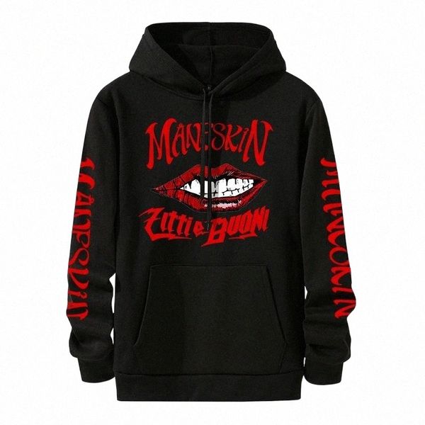 men's hoodies & sweatshirts maneskin sweatshirt italian singer hoodie harajuku men hooded streetwear casual oversize pullovers tracksui, Black
men's hoodies & sweatshirts maneskin sweatshirt italian singer hoodie harajuku men hooded streetwear casual oversize pullovers tracksui, Black