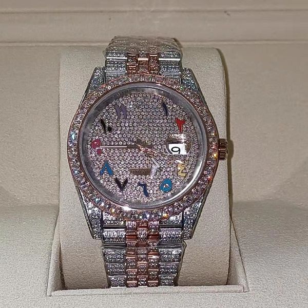 5a limited sale zircon crystal diamond men's watch automatic mechanical movement sapphire glass 904 stainless steel material original, Slivery;brown
5a limited sale zircon crystal diamond men's watch automatic mechanical movement sapphire glass 904 stainless steel material original, Slivery;brown