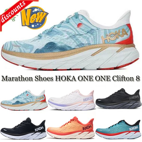 new sandals outdoor fashion women men running shoe hoka one clifton 8 real teal fiesta black white marathon training sneakers casual shoe sh
new sandals outdoor fashion women men running shoe hoka one clifton 8 real teal fiesta black white marathon training sneakers casual shoe sh