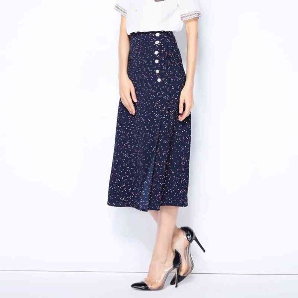 skirts french floral elegant wind wavelet irregular split blue slim skirt summer fairy, Black
skirts french floral elegant wind wavelet irregular split blue slim skirt summer fairy, Black