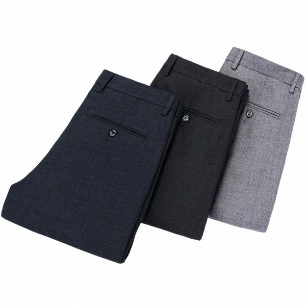 men's pants 2021 autumn business casual plaid stretch slim straight trousers brand clothing large size 40 42 w7w7#, Black
men's pants 2021 autumn business casual plaid stretch slim straight trousers brand clothing large size 40 42 w7w7#, Black