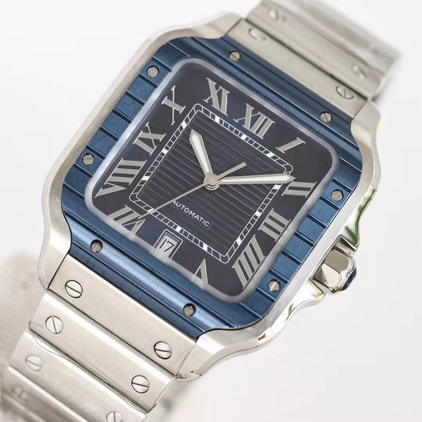 fashion men's mechanical watch super movement automatic winding diameter 39.8mm sapphire face silver square watch, Slivery;brown
fashion men's mechanical watch super movement automatic winding diameter 39.8mm sapphire face silver square watch, Slivery;brown