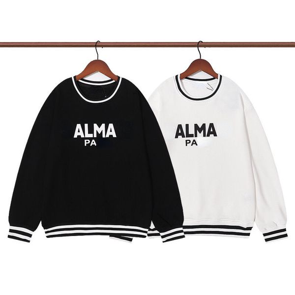 balm sweatshirt men's retro alphabet round neck pullover coat loose couple sweater, Black
balm sweatshirt men's retro alphabet round neck pullover coat loose couple sweater, Black