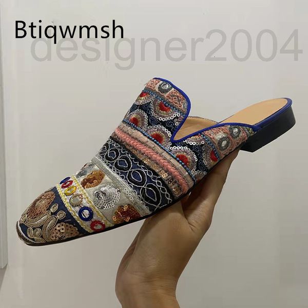 dress shoes designer blue embroidered slippers men pointed toe mixed color sequins rhinestones sandals man fashion summer shoes 8wba, Black
dress shoes designer blue embroidered slippers men pointed toe mixed color sequins rhinestones sandals man fashion summer shoes 8wba, Black