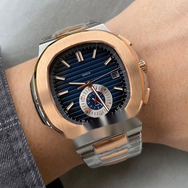 5980/1a d-blue dial asian automatic watch 40.5mm two tone rose gold steel band sport pphw watches, Slivery;brown
5980/1a d-blue dial asian automatic watch 40.5mm two tone rose gold steel band sport pphw watches, Slivery;brown