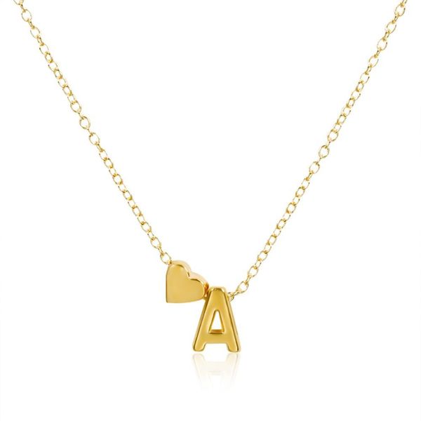 fashion tiny heart dainty initial name necklace gold color a-z 26 letter choker necklace for women clavicle chain jewelry gift, Silver
fashion tiny heart dainty initial name necklace gold color a-z 26 letter choker necklace for women clavicle chain jewelry gift, Silver