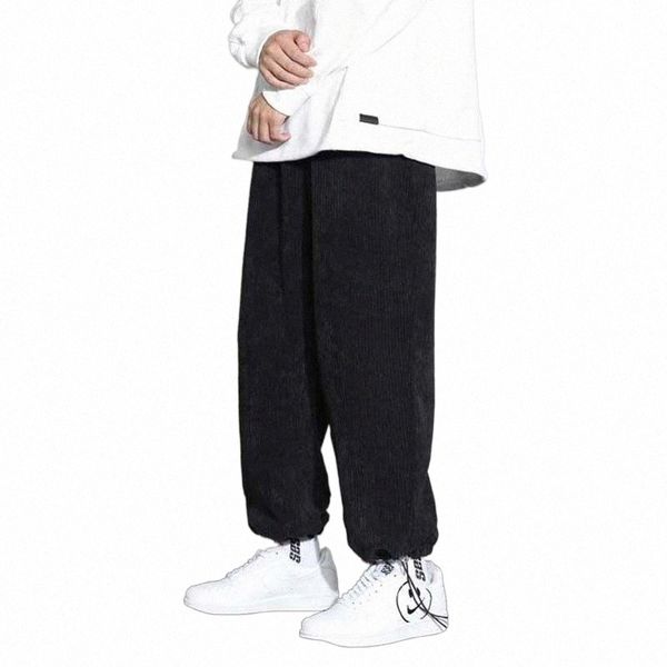 men's pants men trousers corduroy solid color large wide leg autumn winter drawstring leggings sport leisure the listing w0wd#, Black
men's pants men trousers corduroy solid color large wide leg autumn winter drawstring leggings sport leisure the listing w0wd#, Black