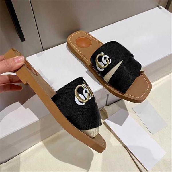 2022 classics women woody mules slippers designer canvas cross woven sandals summer outdoor peep toe casual slipper letter, Black
2022 classics women woody mules slippers designer canvas cross woven sandals summer outdoor peep toe casual slipper letter, Black