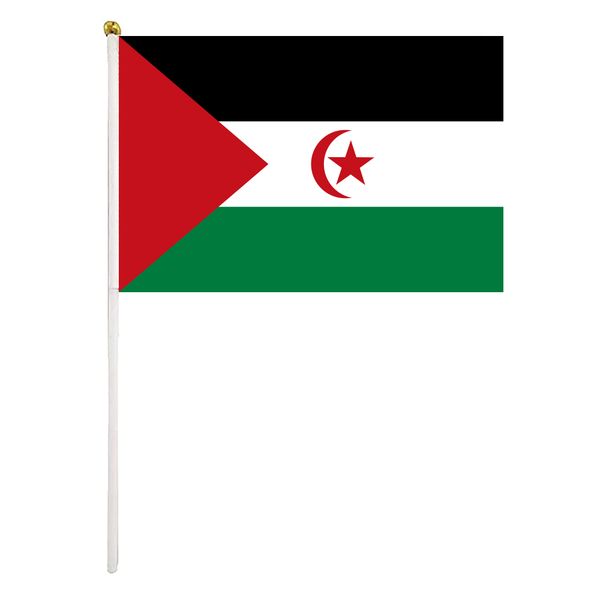 sahrawi arab democratic republic handheld flag 14x21 cm polyester mini hand waving flags with plastic flagpoles for festival events celebrat
sahrawi arab democratic republic handheld flag 14x21 cm polyester mini hand waving flags with plastic flagpoles for festival events celebrat