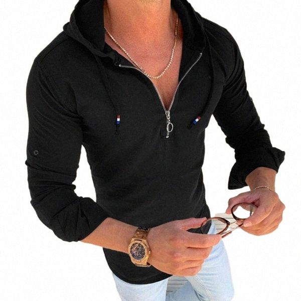 men's hoodies & sweatshirts t shirt long sleeved hoodie zipper men clothing autumn solid color casual pullover thin tshirt mens plus si, Black
men's hoodies & sweatshirts t shirt long sleeved hoodie zipper men clothing autumn solid color casual pullover thin tshirt mens plus si, Black