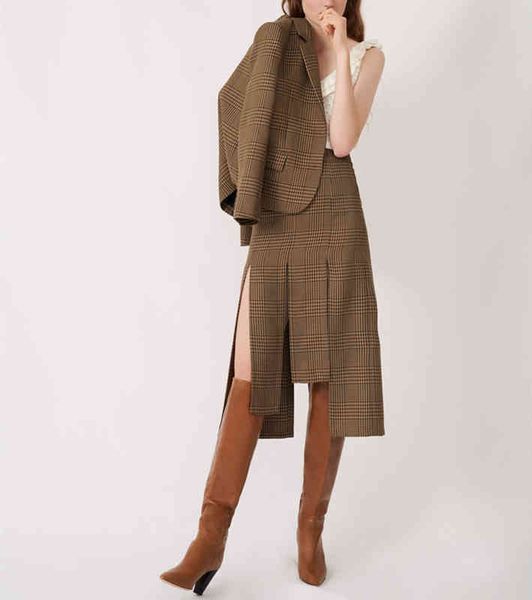 skirts french style elegant autumn and winter british irregular split half skirt, Black
skirts french style elegant autumn and winter british irregular split half skirt, Black