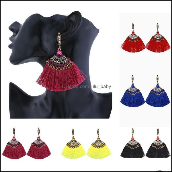 charm bohemia statement tassel earrings for women wedding jewelry gift long fringed drop delivery 2021 lulubaby dh4ef, Golden
charm bohemia statement tassel earrings for women wedding jewelry gift long fringed drop delivery 2021 lulubaby dh4ef, Golden