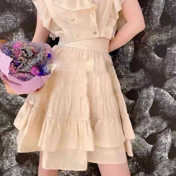 skirts fadan s spring and summer ruffle linen aging cake skirt high waist, Black
skirts fadan s spring and summer ruffle linen aging cake skirt high waist, Black