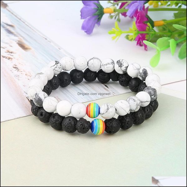 beaded strands three colored striped lava stones for men and women diffuse bracelet elastic yoga combination 8mm drop delivery 2021 dhs7e, Black
beaded strands three colored striped lava stones for men and women diffuse bracelet elastic yoga combination 8mm drop delivery 2021 dhs7e, Black
