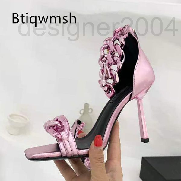 sandals designer pink chain gladiator sandals women open fingers white soft legitimate leather ankle strap strange high heels shoes party kg, Black
sandals designer pink chain gladiator sandals women open fingers white soft legitimate leather ankle strap strange high heels shoes party kg, Black