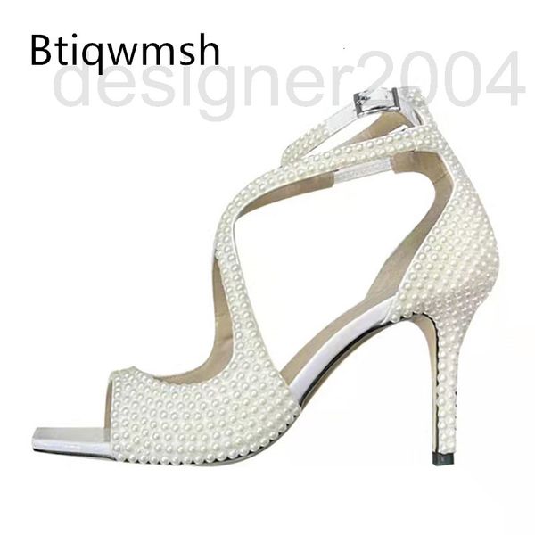 sandals designer luxury pearl gladiator sandals woman open cross strap high heel pumps fashion female wedding shoes v63o, Black
sandals designer luxury pearl gladiator sandals woman open cross strap high heel pumps fashion female wedding shoes v63o, Black