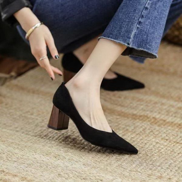 dress shoes black high heels wild work shoe pointed shallow mouth suede square heel single fashion comfort womens pumps 220827
dress shoes black high heels wild work shoe pointed shallow mouth suede square heel single fashion comfort womens pumps 220827