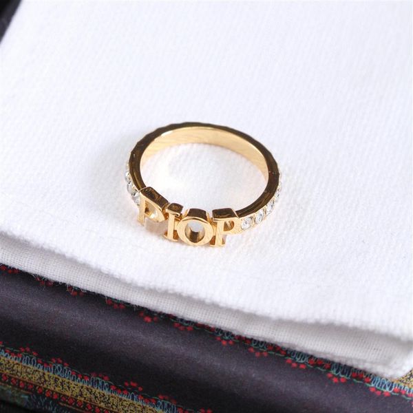 gold letter side stones rings bague for lady women party wedding lovers gift engagement jewelry with box223h, Silver
gold letter side stones rings bague for lady women party wedding lovers gift engagement jewelry with box223h, Silver